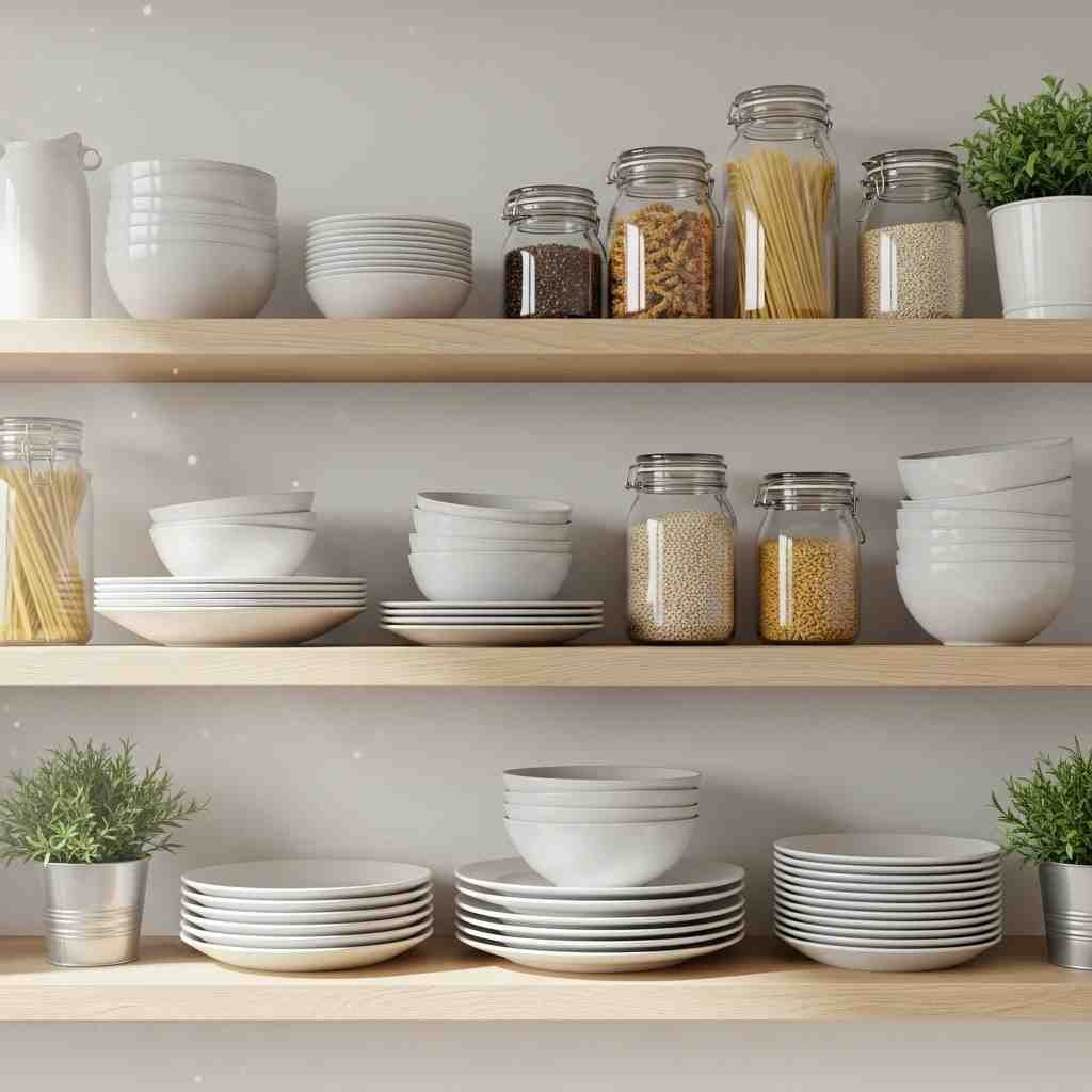 Open Shelving for Daily Items